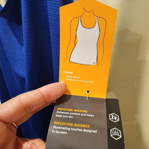 AVIA Women's Blue Athletic Tank Top Size XL NWT - Picture 4 of 11